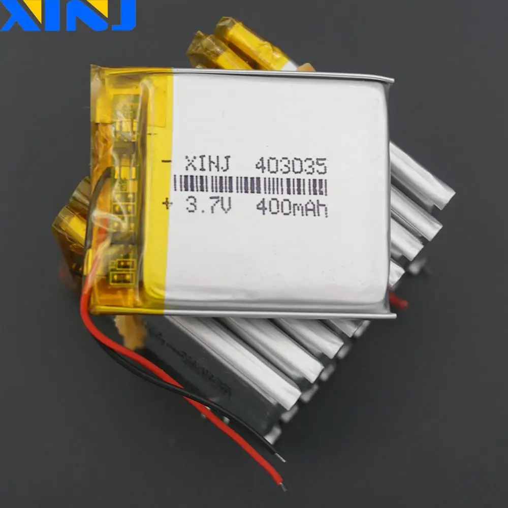 XINJ 3 7 V 400 мАч литий полимерный аккумулятор ионный 403035 для gps электронная книга smart