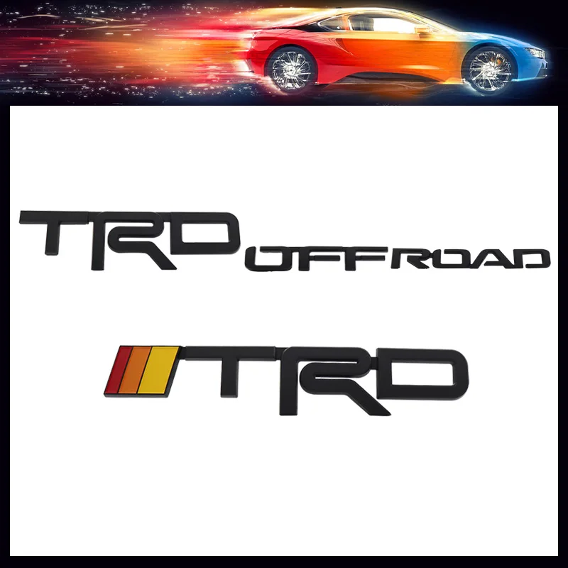 3D Премиум ТРД по бездорожью капот автомобиля Fender багажник задний шильдик