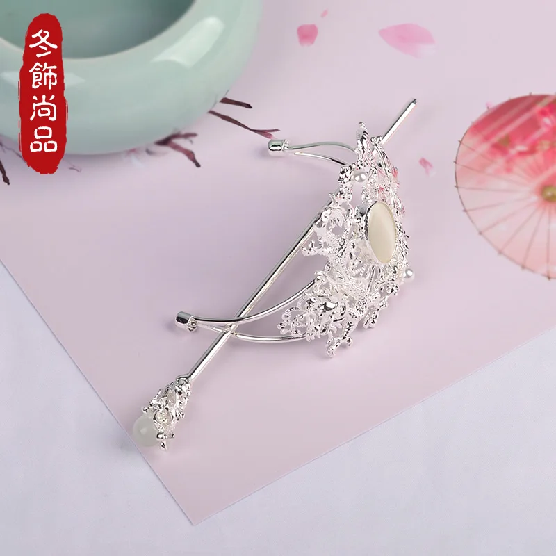 Винтажная корона для волос Hanfu старинные аксессуары классический головной убор