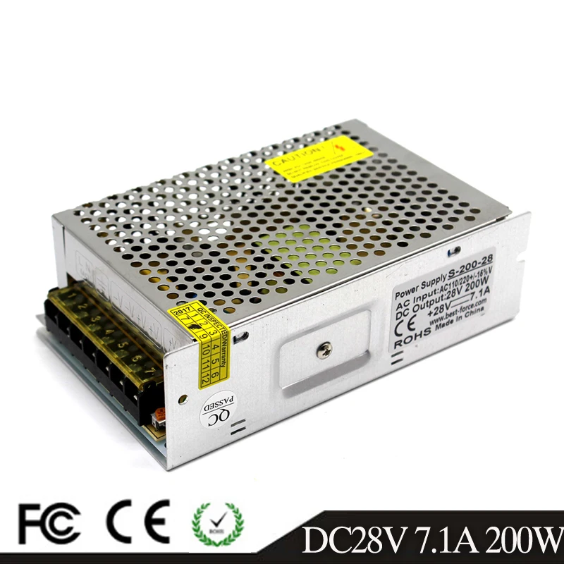 Импульсный источник питания с одним выходом трансформатор 200 в 110 В 220 постоянного