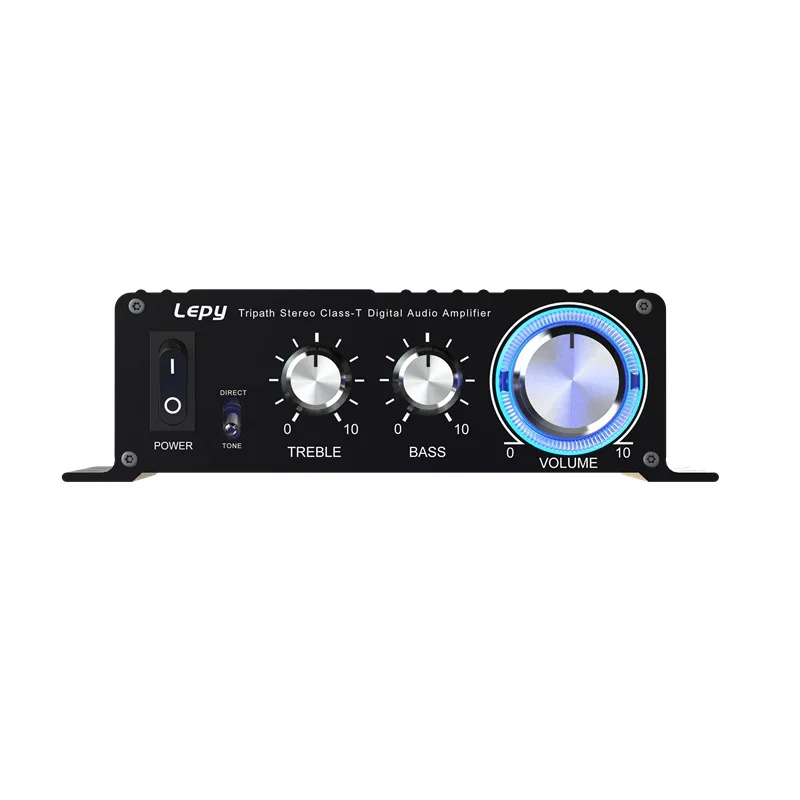 Lepy LP- Plus 2CH автомобильный усилитель цифровой плеер 2X50 Вт HIFI стерео аудио усилитель высокой мощности для домашнего мультимедиа AUX EU штекер
