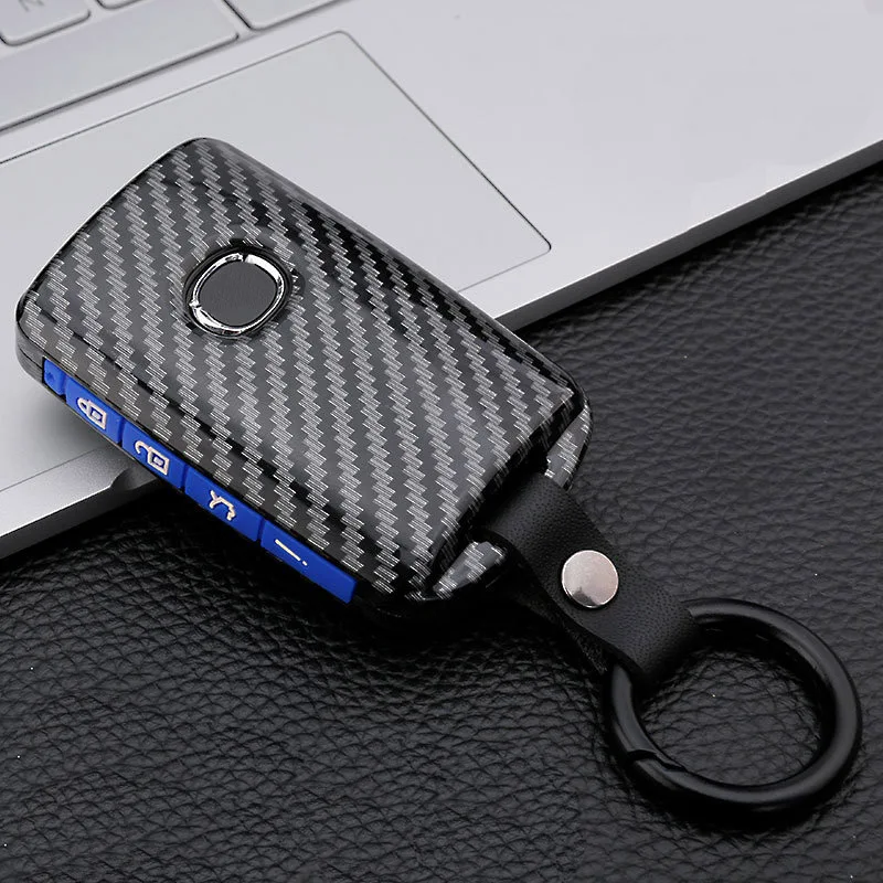 

Carbon Fiber Silicon Car Key Cover Case For Mazda 3 Alexa CX4 CX5 CX8 2019 2020 Auto Remote Smart Protective Shell Accessories