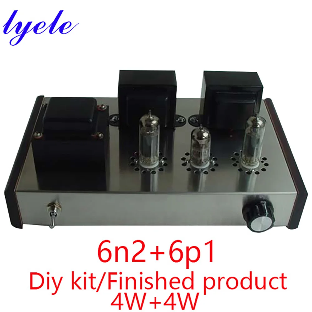 

Lyele 6n2 6p1 вакуумный трубчатый усилитель diy kit односторонний усилитель мощности класса А 4 Вт * 2