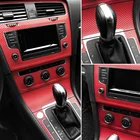 50x300 см красный 3D виниловый оберточный рулон из углеродного волокна с технологией выпуска воздуха