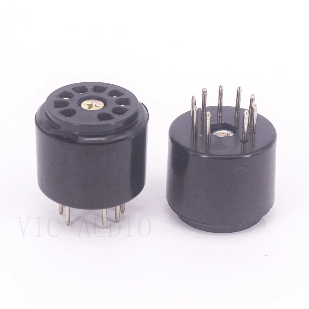 2 шт. 9 штифтов DIY усилитель увеличительная розетка для ECC81 ECC82 ECC83 12AX7 6CG7 6922 6DJ8