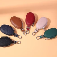 new zipper car key wallet man and woman genuine leather keys organizer pouch cowhide keychain holder small key case