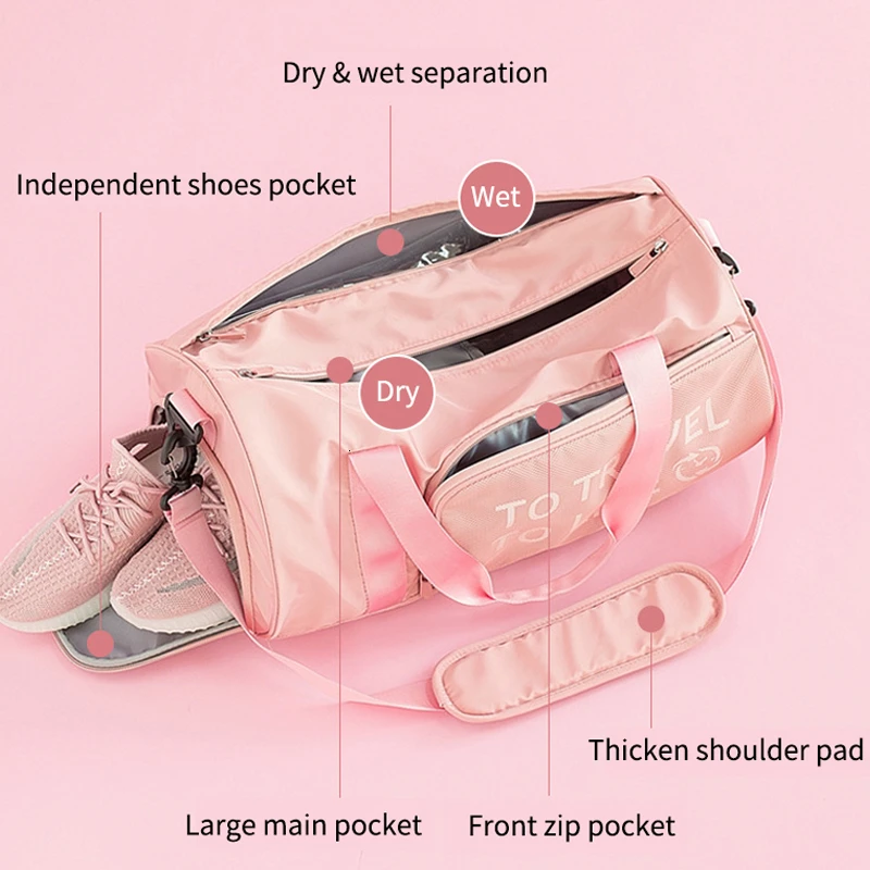 Водонепроницаемая сумка для спортзала мужские нейлоновые сумки фитнеса Tas