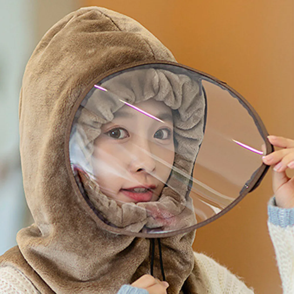 

Зимняя шапка, маска для лица, ветрозащитный свитер для езды на велосипеде, шапка с защитой от холода, теплый цельный шарф с капюшоном для защ...