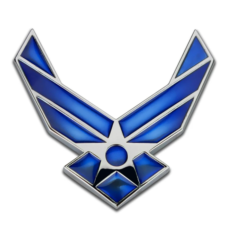 Noizzy USAF логотип Ho U.S. ВВС 100% 3D Металлическая Автомобильная наклейка авто эмблема