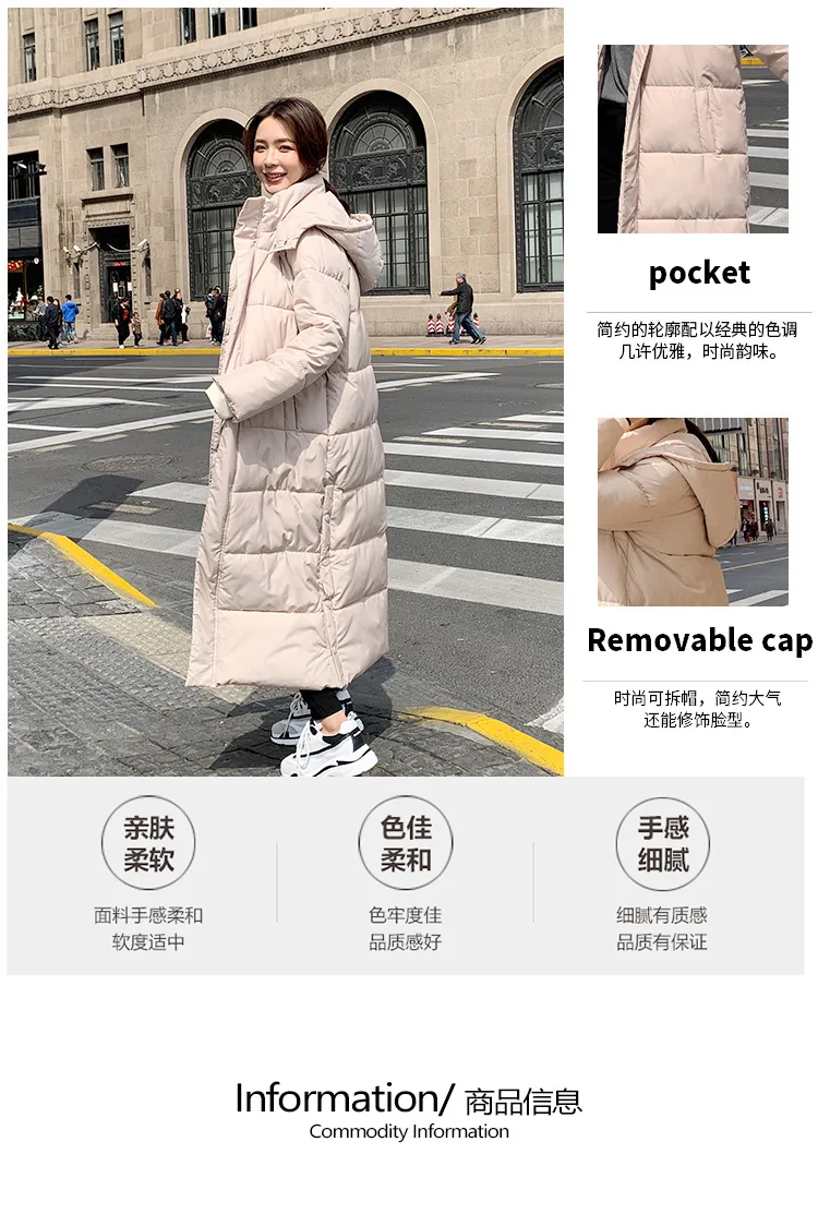 Hot sale Down parka Winter Korean version of mid-long East Gate bread and cotton-padded clothing anti-season coat 913
