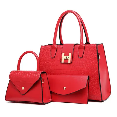 

Cross-border handbags 2021 new European and American retro multi-piece portable single-shoulder diagonal large-capacity JT320011