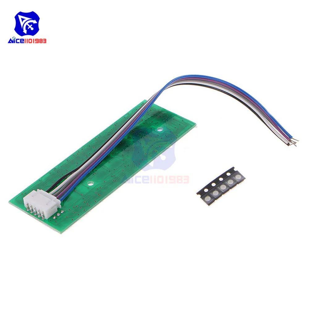 Светодиодный индикатор уровня diymore 5 В двухканальный VU измерительный усилитель