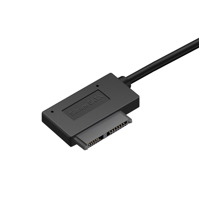 Ноутбук USB 2 0 к Mini Sata II 7 + 6 13Pin адаптер конвертер кабель для ноутбука/DVD ROM тонкий