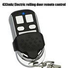 433 клонирующий Дубликатор ключей, брелок с 4 ключами, дистанционное управление на расстоянии, 433 МГц, клон фиксированного обучающего кода для ворот, гаражных дверей, вращающихся дверей