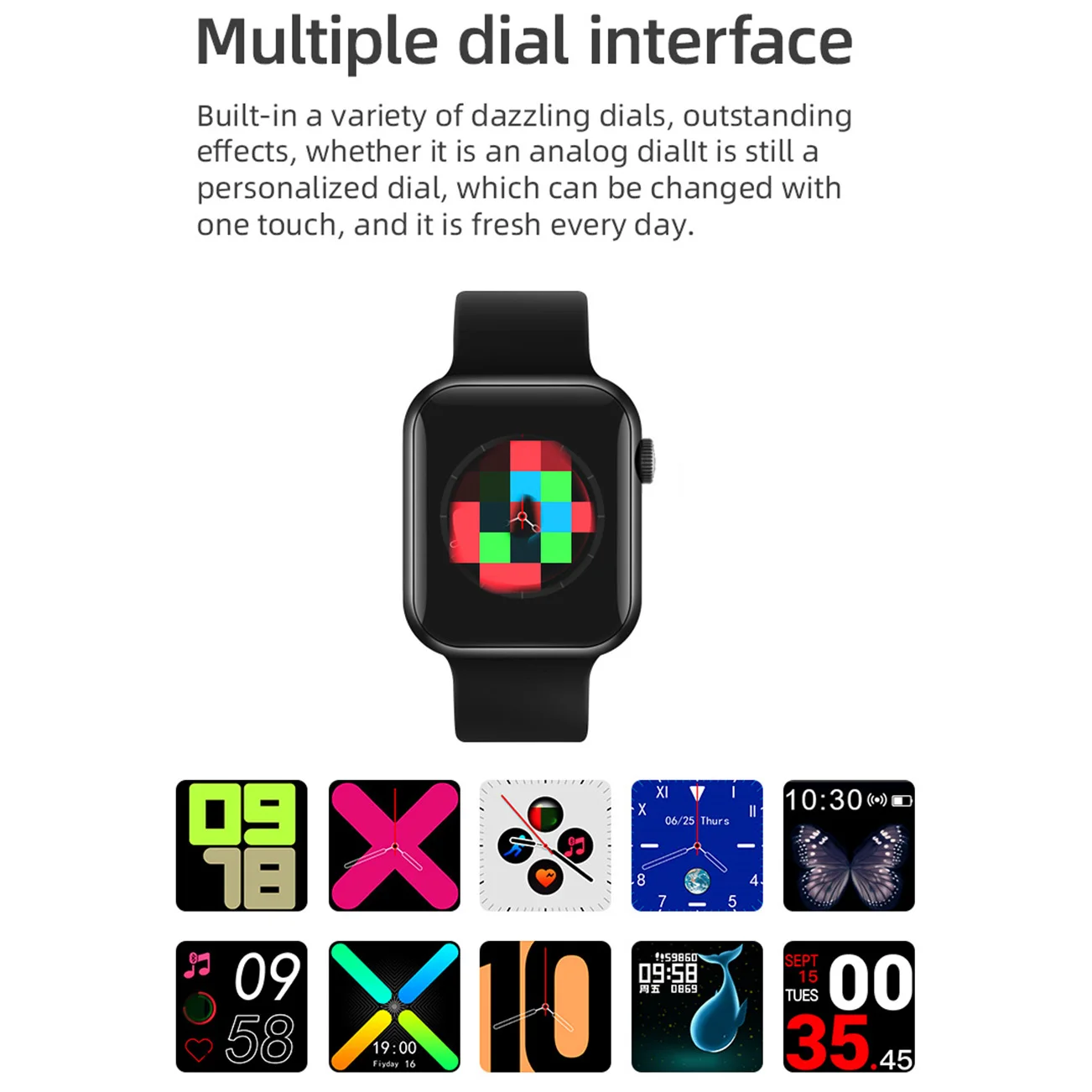 

X8 VIP Smartwatch 2021 Original Men Women Bluetooth Call Full Touch Heart Rate Monitor Waterproof Sport Smart Watch 44mm