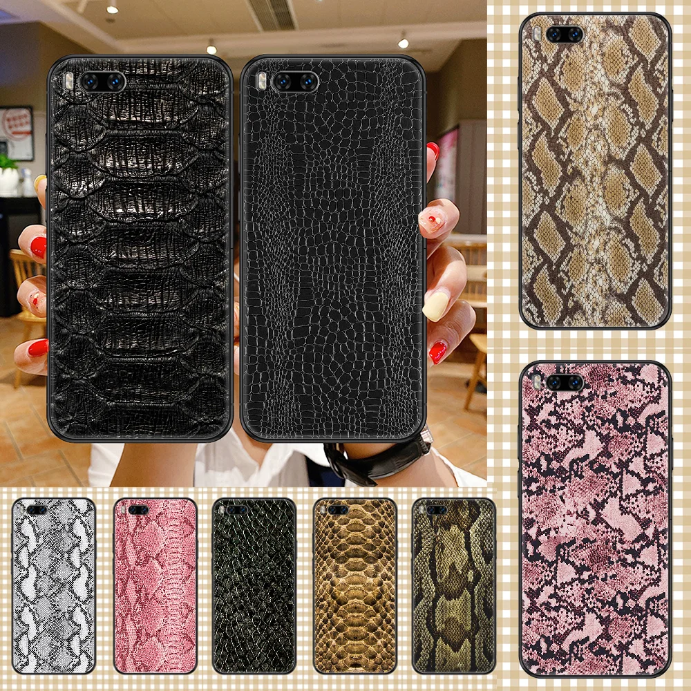 Чехол для телефона с изображением девушки босса змеи крокодиловой кожи Xiaomi Mi Max