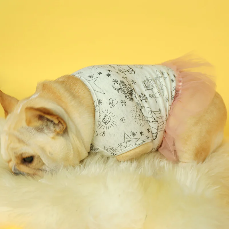 PETCIRCLE Французский бульдог корги мопса собака маленькая и средняя одежда для