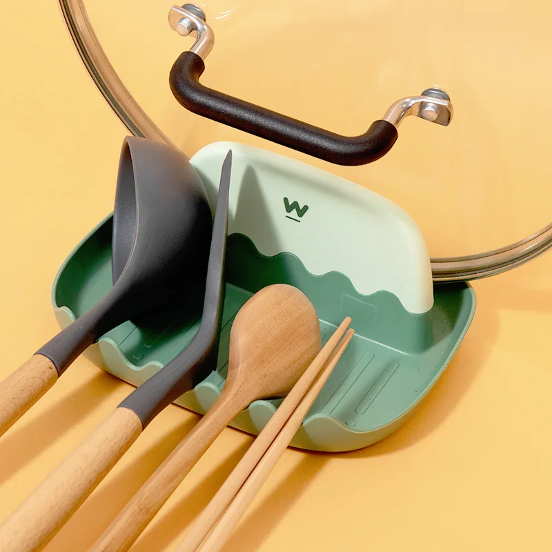 

Spatula Rack, Soup Spoon Storage Rack, Kitchen Chopsticks, Spatula, Cushion Support, Countertop, Lid Rack, Kitchen Utensils