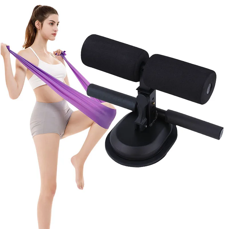 

Sit Up Assistant Fitness Bar Resistance Bands Gym Exercise Machine Workout Equipment for Home Abdominal Back Muscle Trainer