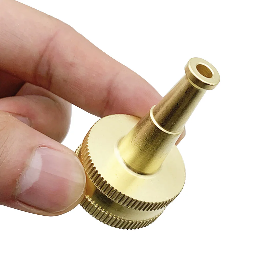 

2pcs/set Cleaning Car Washing Solid Brass Jet Sweeper Practical Multifunctional Heavy Duty Adjustable Twist Hose Nozzle Durable