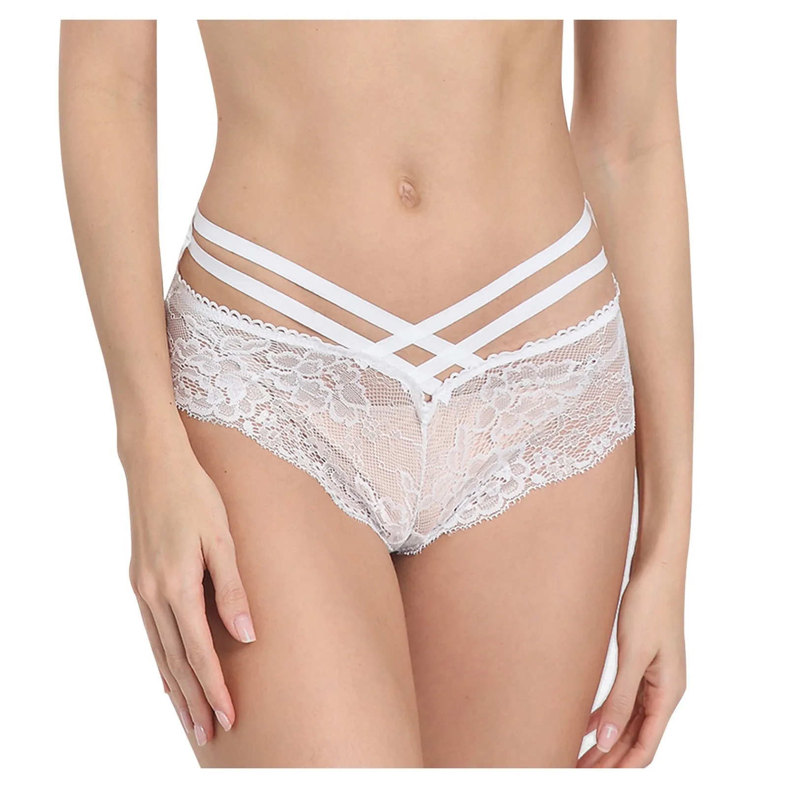 

Sexy Lace Panties Women Erotic Lingerie Sexy Transparent Lace Underwear Temptation Bandage Briefs Seamless Underpants Intimates