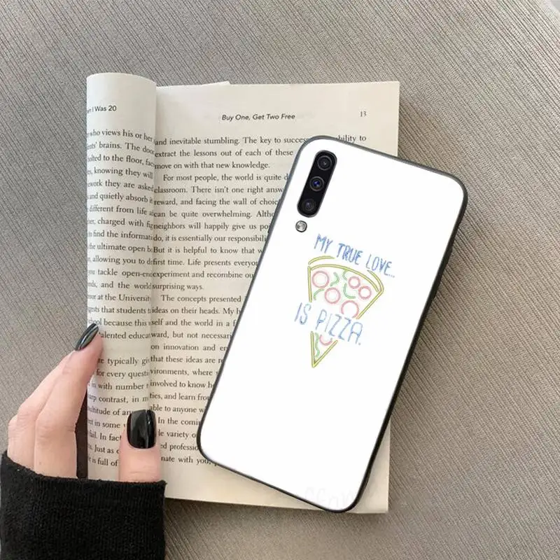 

Funny cartoon pizza best friends Phone Case For Samsung galaxy S 7 8 9 10 20 edge A 6 10 20 30 50 51 70 note 10 plus