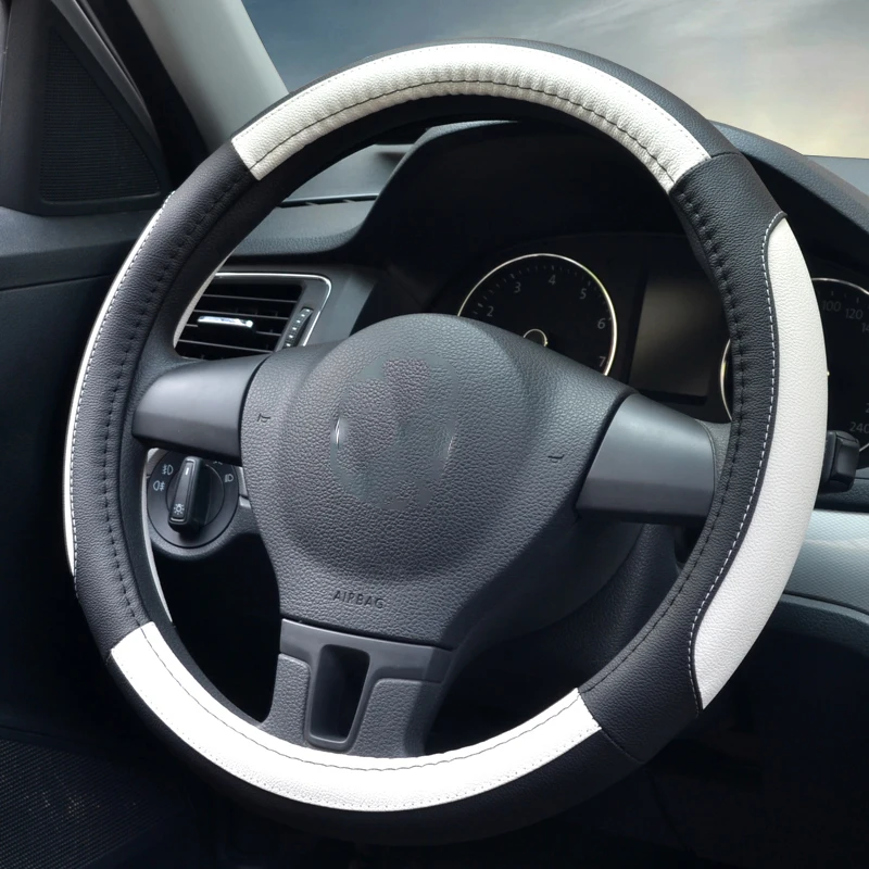 Автомобильный чехол на руль 38 см модные чехлы для женщин женские кожаные