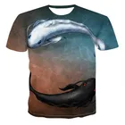 На Лето 2021, в основном товар 3D с принтом морских животных Рыба сотрудников футболка одежда для хип-хопа... s-6XL
