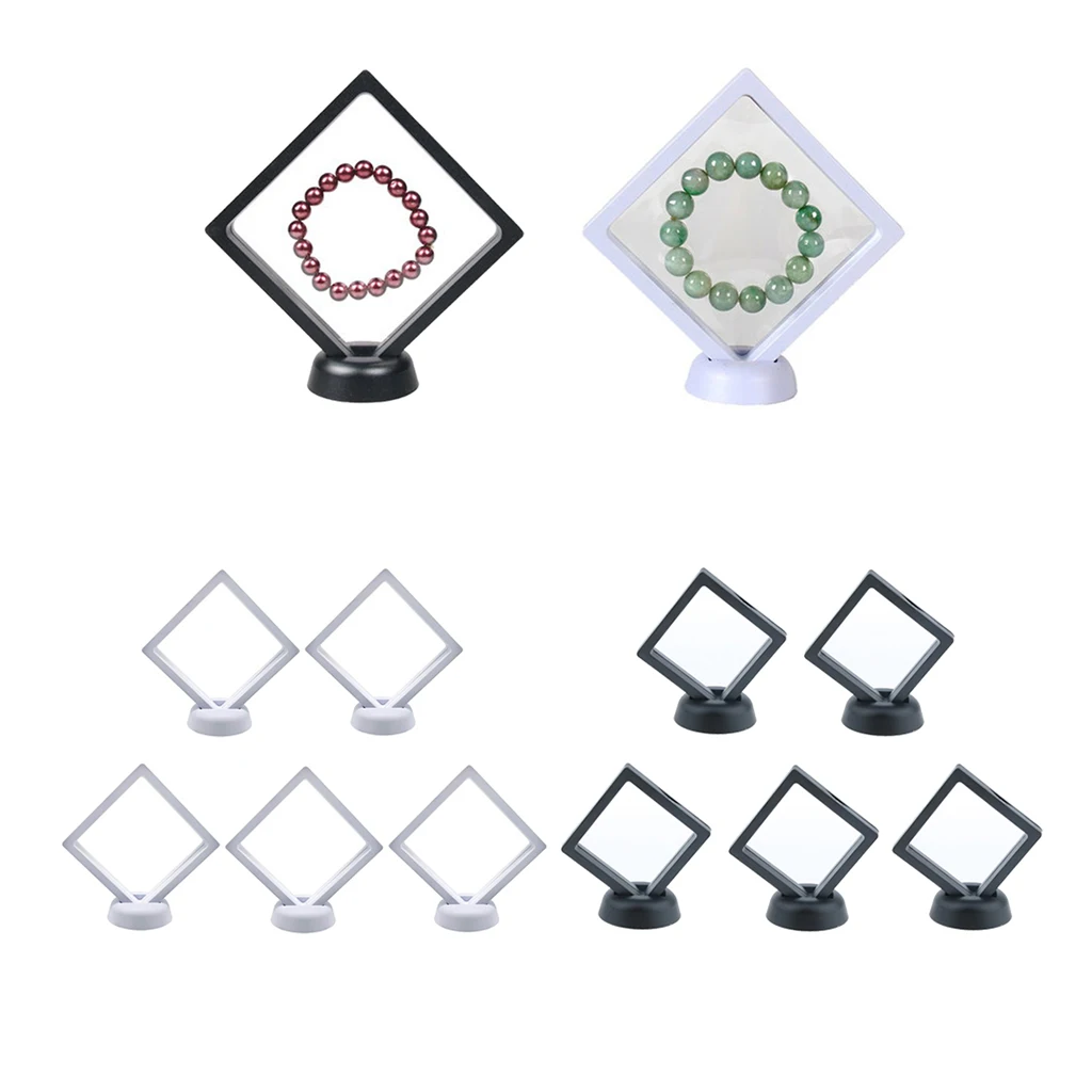

10x 3D Jewelry Holder Case in Membrane And PET Plastic for Object of