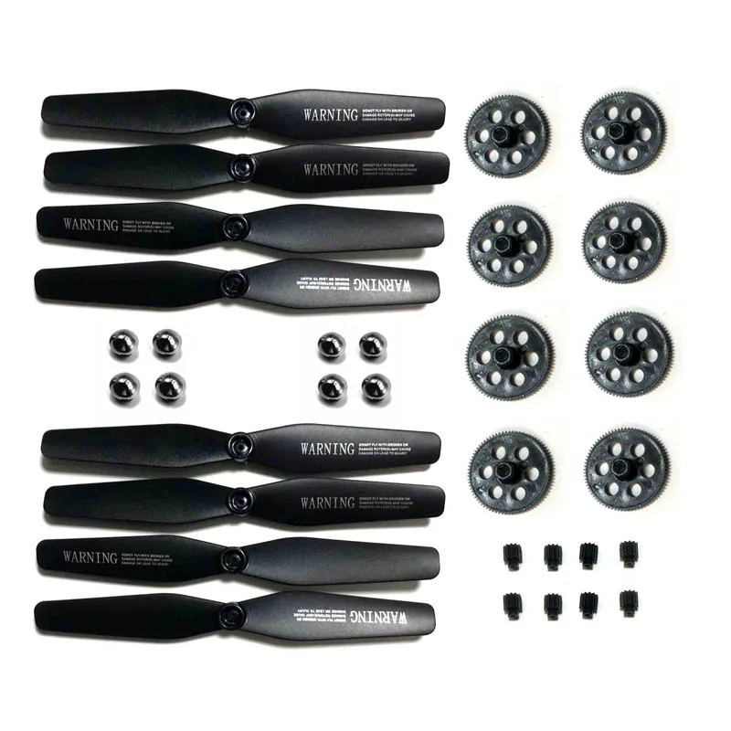 

VISUO XS816 XS809 XS809W XS809HW RC Drone Accessory Main Blade Propeller Big Gears Blade Cover Motor Gear Spare Part kit