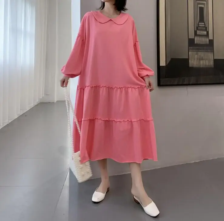 Женское платье для беременных ТРАПЕЦИЕВИДНОЕ ПЛАТЬЕ большого размера Одежда