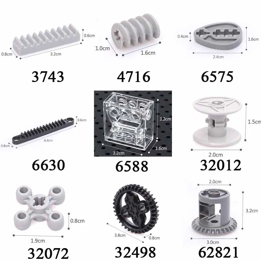 Guduola Parts 32269 Gear 20 Tooth Double Bevel Building Block MOC Model Assembles Particles Educational 20pcs/lot | Игрушки и хобби