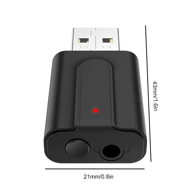 USB Bluetooth-совместимый 5 0 передатчик приемник 2 в 1 беспроводной аудио стерео адаптер