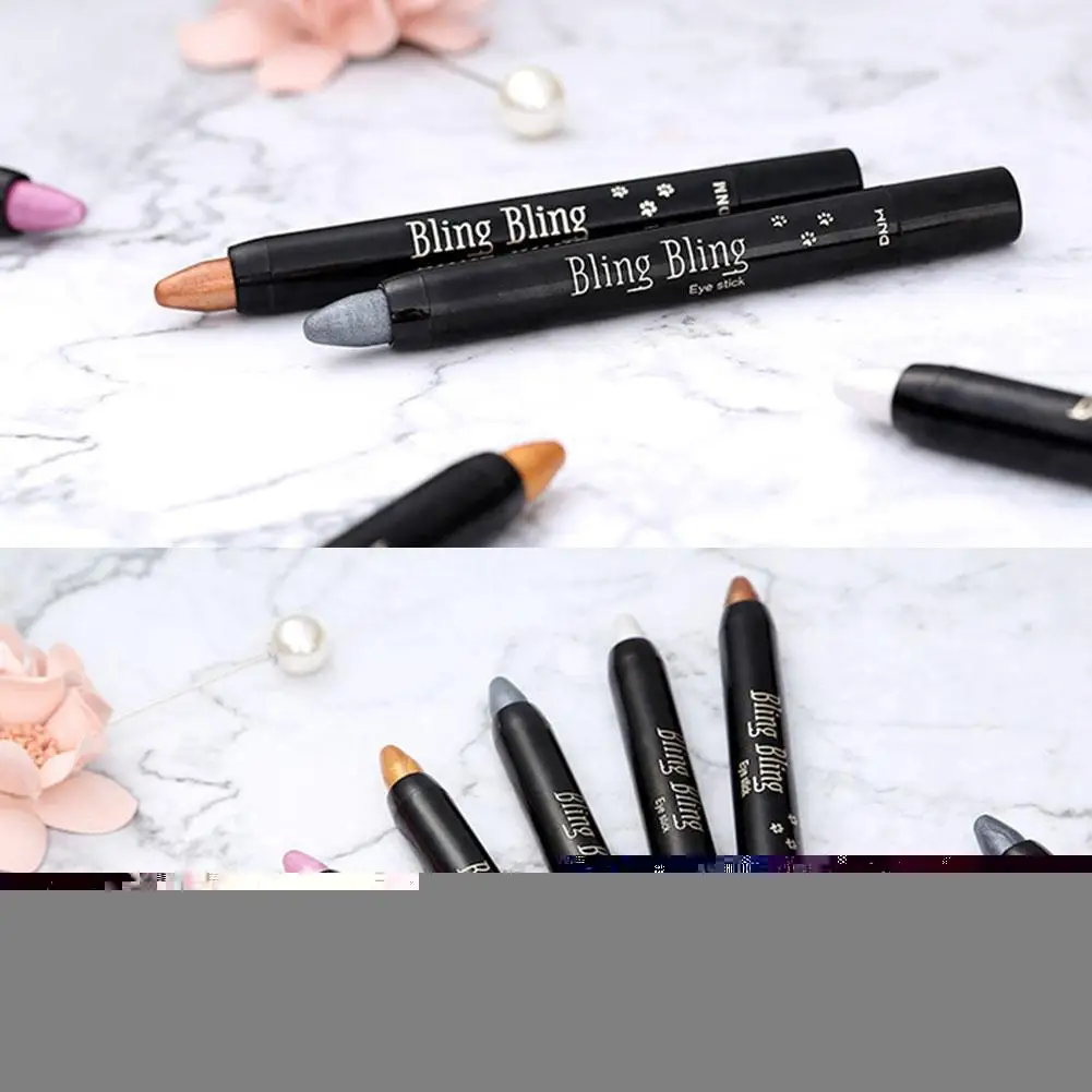 

Eyeshadow Stick Pearlescent Eye Shadow Pencil Long Cosmetics Drying Tool Pen Stick Eyes Without Lasting Makeup Highlight G2I0