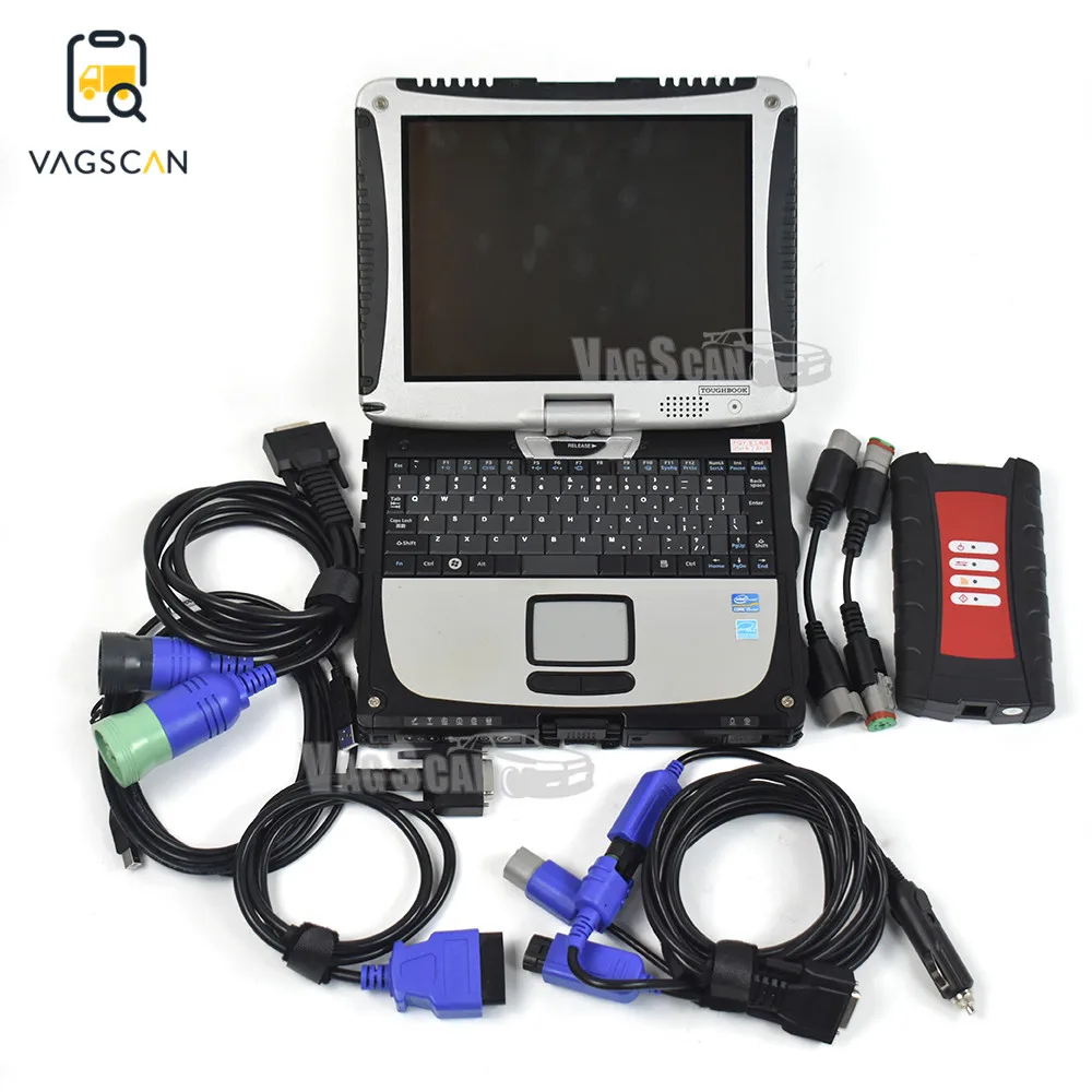 

For IN-LINE 7 Insite pro v8.7 Data Link Adapter Data with Diesel Truck diagnostic scanner tool Toughbook CF 19