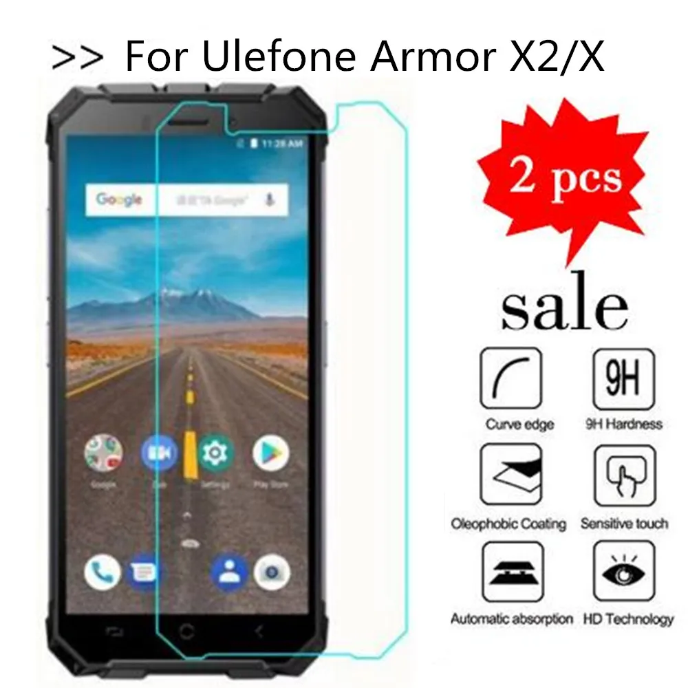 Для Ulefone Armor X2 закаленное стекло 9H Высококачественная защитная пленка