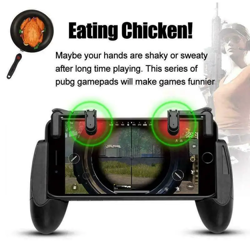 Новый геймпад джойстик для PUBG джойстика пусковая кнопка пусковой кнопки Aim L1 R1