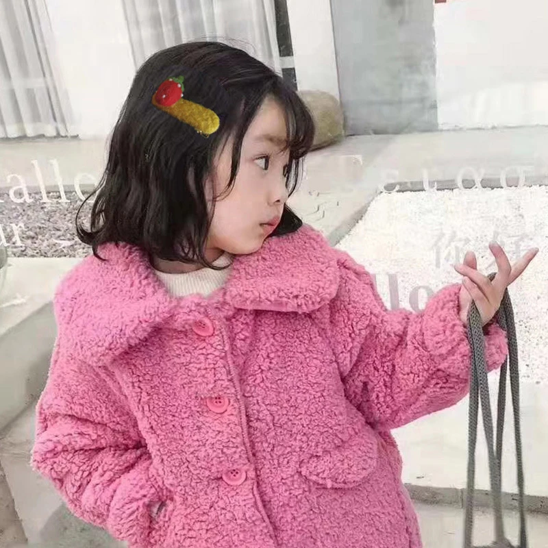 НОВЫЕ шпильки для волос в виде клубники ананаса искусственных цветов детская