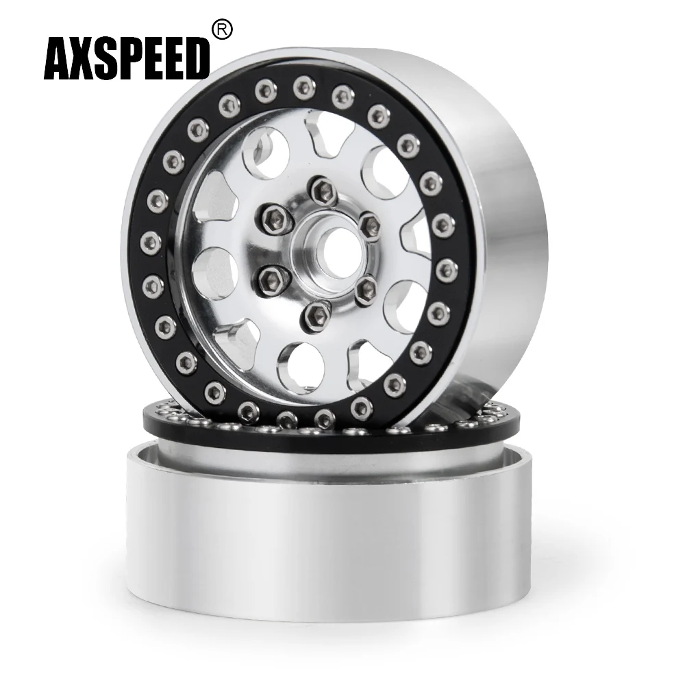 

Металлическая бусина AXSPEED CNC 1.9 дюймов колёсные диски ступицы для Axial SCX10 Wraith TRX4 D90 1/10 обновленные детали для радиоуправляемого гусеничного ав...