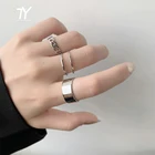 2021 Новый Премиум 3 предмета из нержавеющей стали металлические кольца для женщин 2021 в готическом стиле, для девочек, модные ювелирные изделия, свадебные вечерние необычное кольцо
