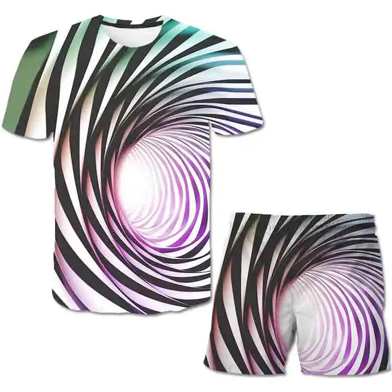 Комплект одежды для мальчиков из полиэстера футболка и шорты | Детские комплекты