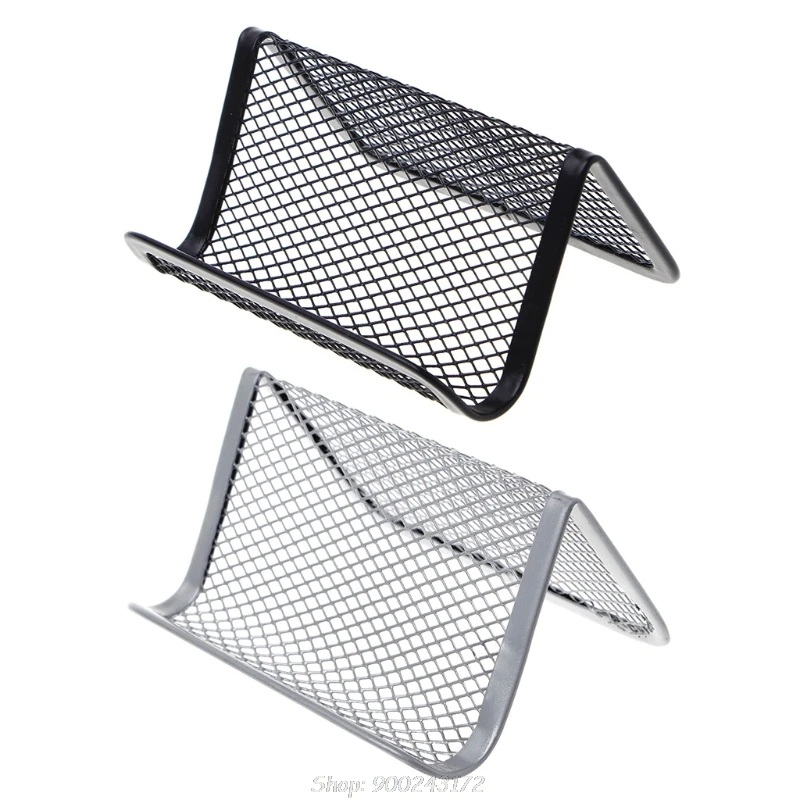 

Metal Mesh Business Card Holder For Desk Office Business Card Holder Collection D08 20 Dropship