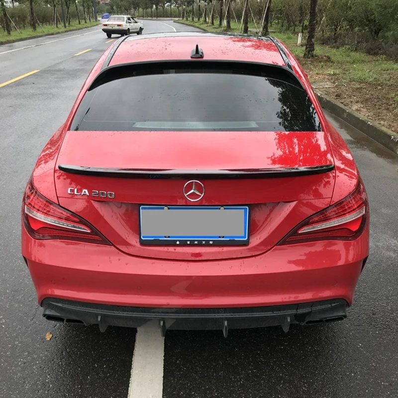 Для Mercedes Benz CLA спойлер CLA45 W117 C117 Топ крыла Спойлер Лак Цвет C200 250 260 2013 2014 2015 2016