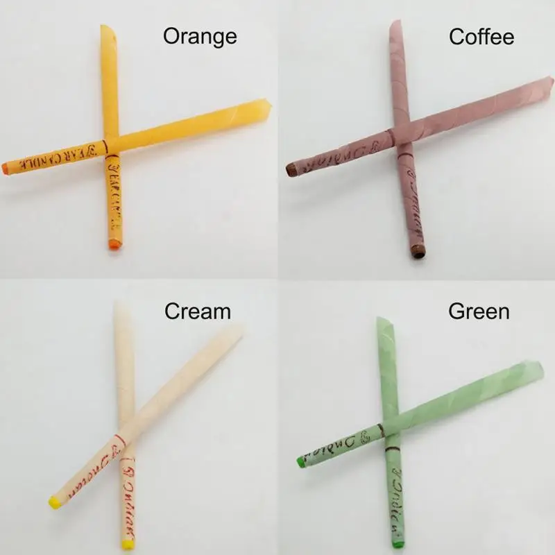 Ушной очиститель свечи для ушного воска полые конусы смешивания натуральный