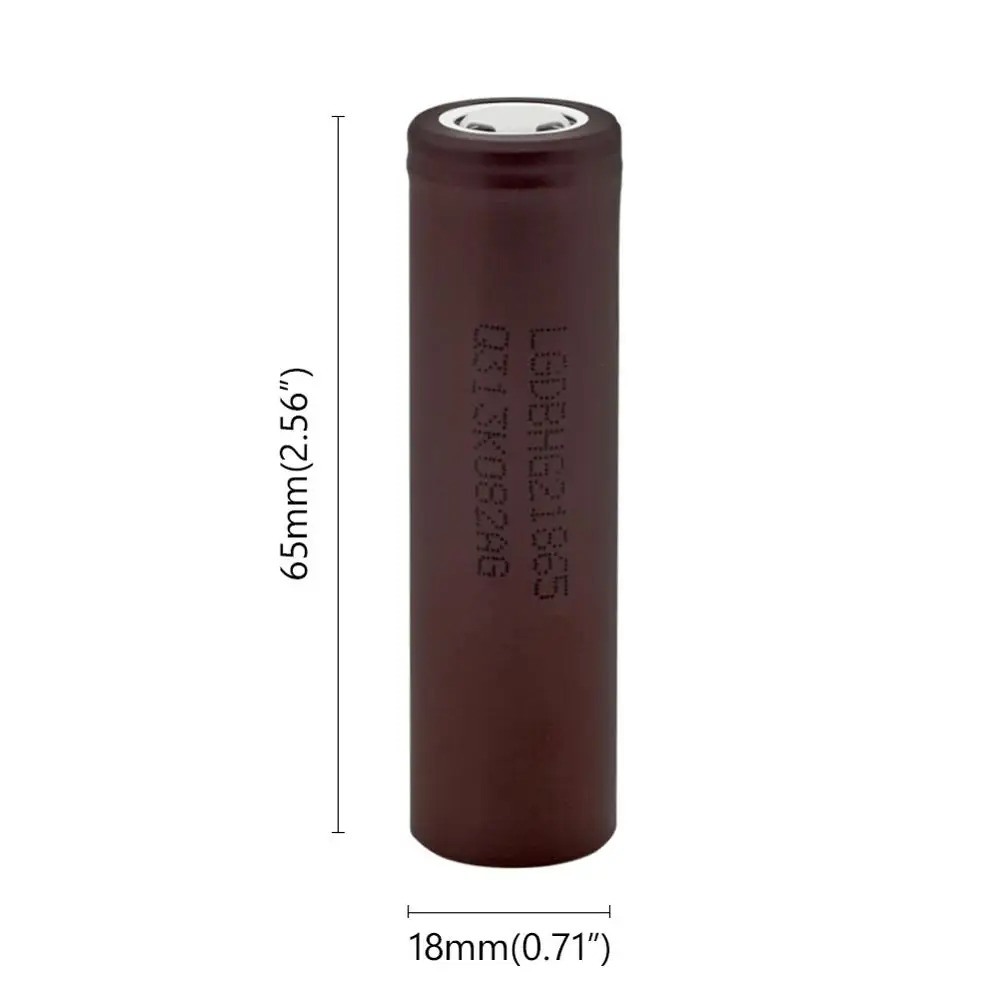 18650 батареи 3,7 V перезаряжаемые литиевые батареи для INR18650-HG2 3000mAh с прозрачным чехол высокой емкости