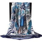 2021 летний модный квадратный шарф повязка для волос для деловых встреч женский элегантный маленький винтажный узкий Ретро головной шейный Шелковый шарф