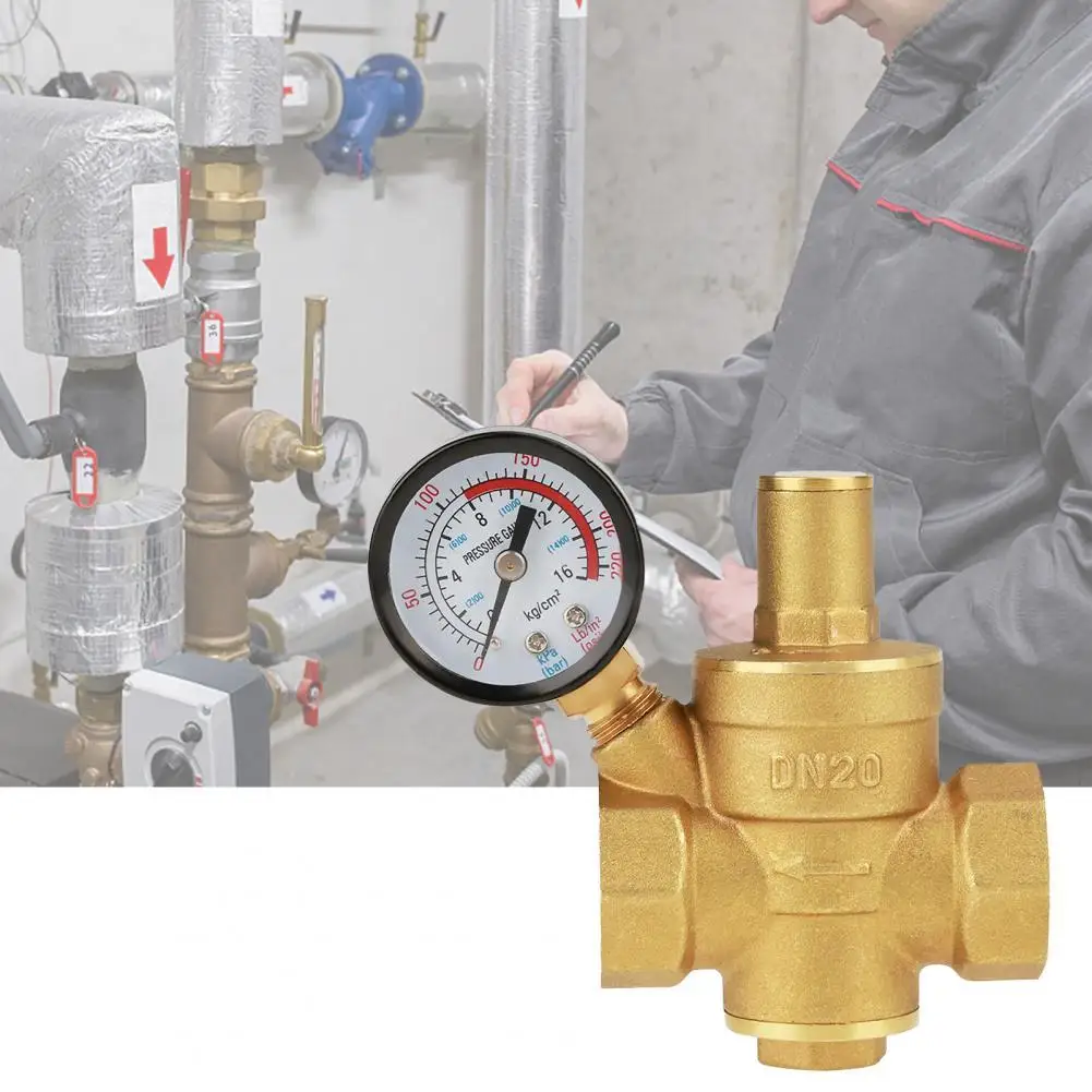 

New Pressure Regulator Piston Structure Adjustable Waterproof Water Pressure Regulator Valve for RV Plumbing System Tools