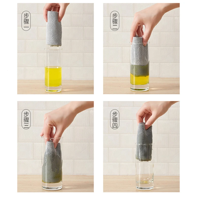 10 шт салфетки из микрофибры кухонное полотенце тряпки для бытовой чистки ванная