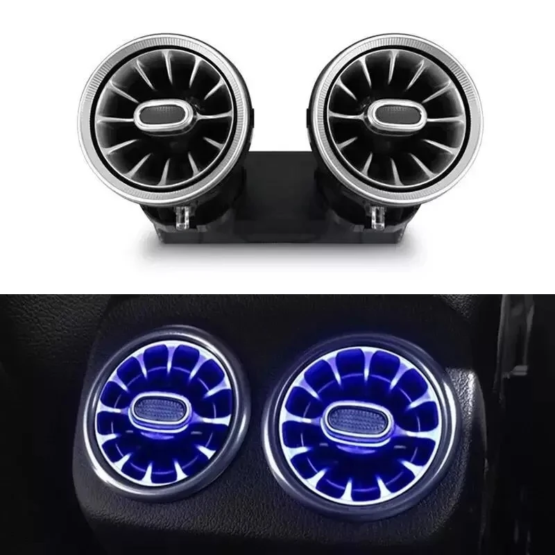 For Rear air conditioning vent LED turbine ambient light For Mercedes Benz C /E/ GLC class w205 w213 x253 LED atmosphere light