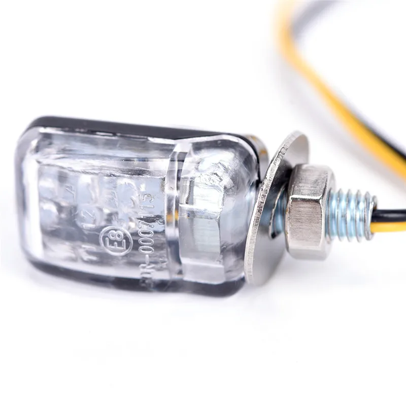 2 х 6 светодиодных мотоциклетных мини-фонарей поворота индикатор черный 12 В |